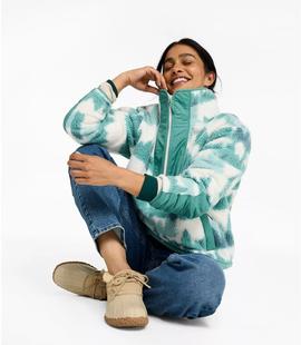 L.L.Bean Women's Mountainside Fleece 1/2 Zip Pullover Print Regular Alternate View